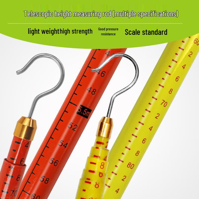 Dalan High-Voltage Insulated Telescopic Height Measuring Rod 10 Meter