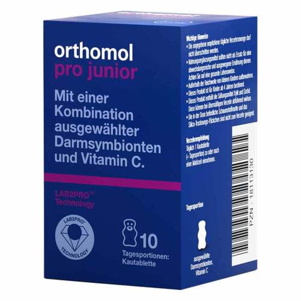 Orthomo Pro Junior Chewable Tablets, 10 Packs
