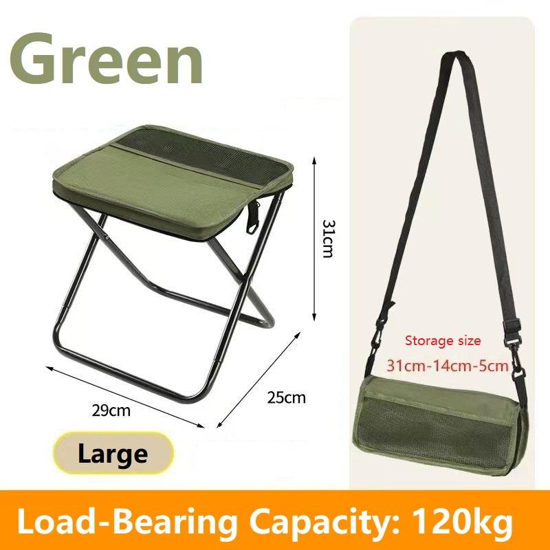 Foldable Backpack Stool for Outdoor Camping Portable Mini Chair Stool for Hiking Fishing Picnic Foldable Stool with Carry Bag