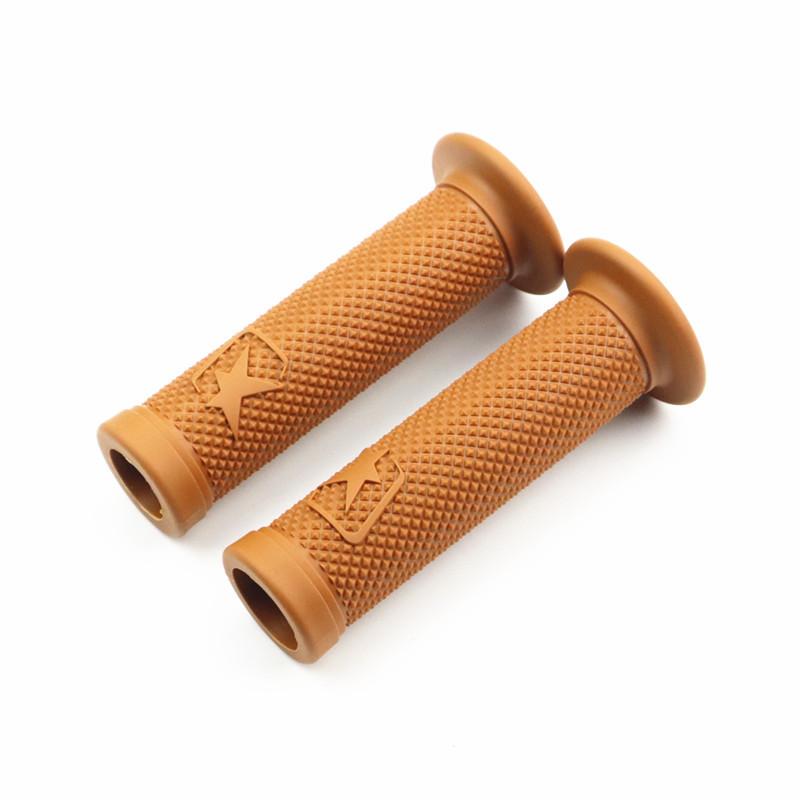 Motorcycle Grip Handle Vintage Silicone Rubber for 7/8/9 Inch Motorcycle Handle Cover Motorcycle Moped Modification Parts