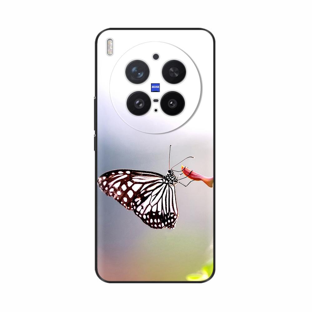 For VIVO X300 Pro Case Popular Flowers Cartoon Soft Silicone Phone Back Cover For Vivo X300 X 300 ShockProof Shell Bags Funda