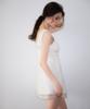 Rose Franz Rose Dot Chiffon Mini Dress [Ivory]