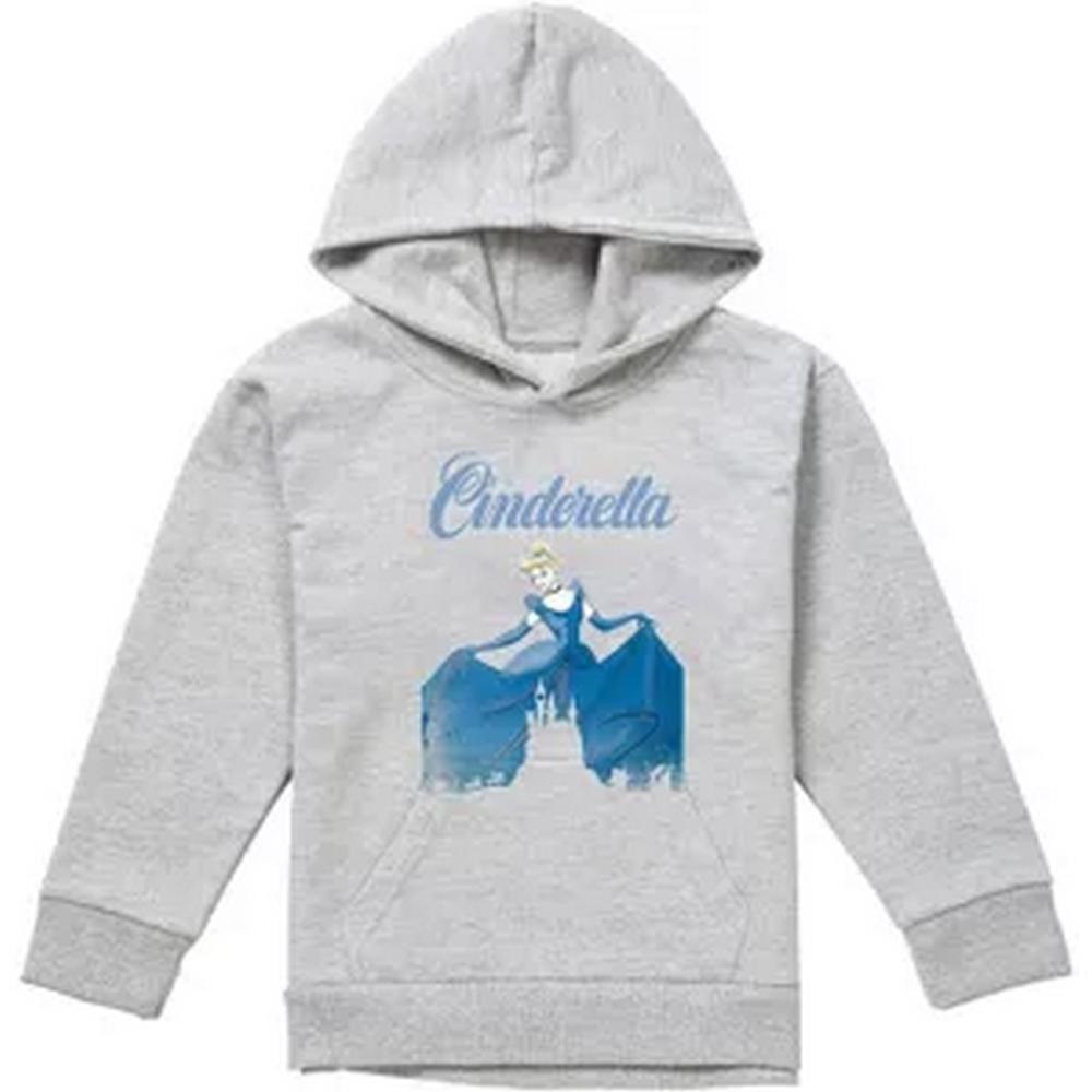 Cinderella Childrens/Kids Icon Silhouettes Heather Hoodie