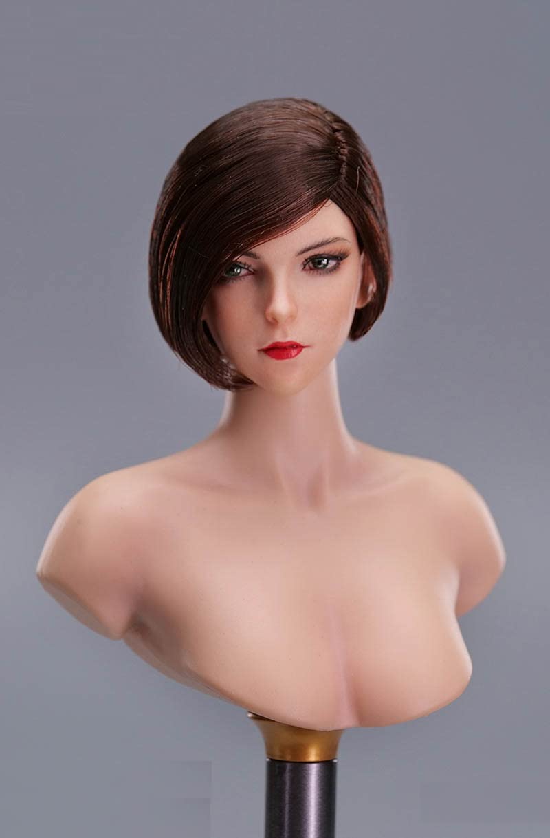 

Игрушка Hobby Scale Фигурка совместима с телом TBLeague YMTOYS YMT085B Женщина-студентка колледжа Офисная леди OL Сорока Азиатская красивая женская голова