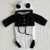 Baby Photography Props Suit Infant Panda Bonnet Long Sleeve Romper Newborn Photo Bodysuit SkinFriendly Baby Photo Outfit