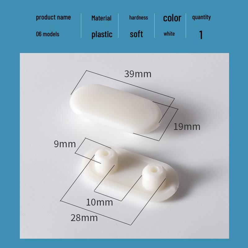 Toilet Seat Cushion: Anti-slip Shock Absorbing Silent Rubber Pads