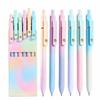 12 Pack gradient color 0.5mm fine head smooth writing gel pen student office hand account notes general pen
