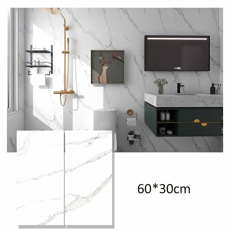 60*30cm Samoprzylepne Naklejki Ścienne Imitujące Płytki Pogrubiona Tapeta Dekoracja Ścienna Kuchnia Łazienka Sypialnia Renowacja