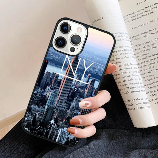 NEW YORK AMERICAN CITY Phone Case Back Cover for iPhone 17 Air 16 15 14 13 11 12 Pro Max Plus Fundas Coque