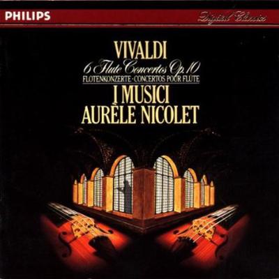 CD VIVALDI, NICOLET; I MUSICI - Vivaldi:6 Flötenkonzerte Op10 4201882 Philips 1987 Deutschland Klassik Gebraucht
