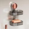 Premium Bathroom Soap Trays Suction Designs Soap Containers Not Drilling Needed Soap Box Suitable For Various Surfaces