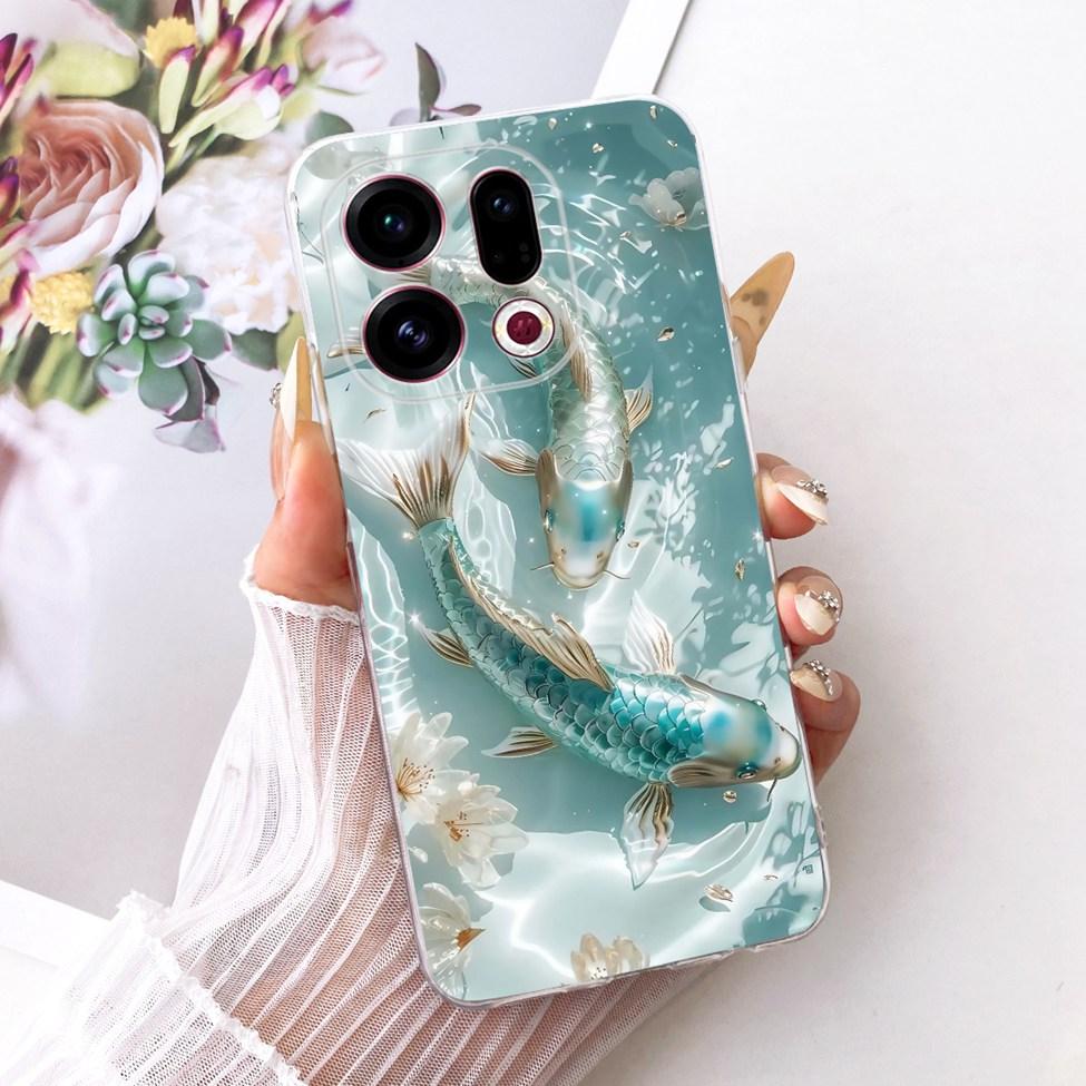 Clear For Oppo Find X9 Case Cover Cute Cat Fashion Butterfly Luxury Painted Soft Casing For Oppo CPH2797 PLJ110