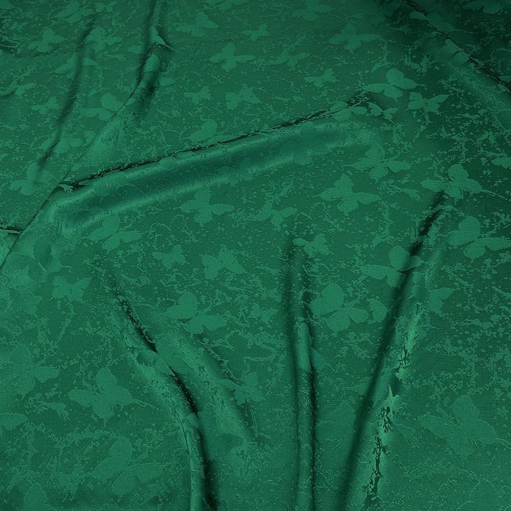 Verdickter Jacquard-Satin Cheongsam Stoff Anzug