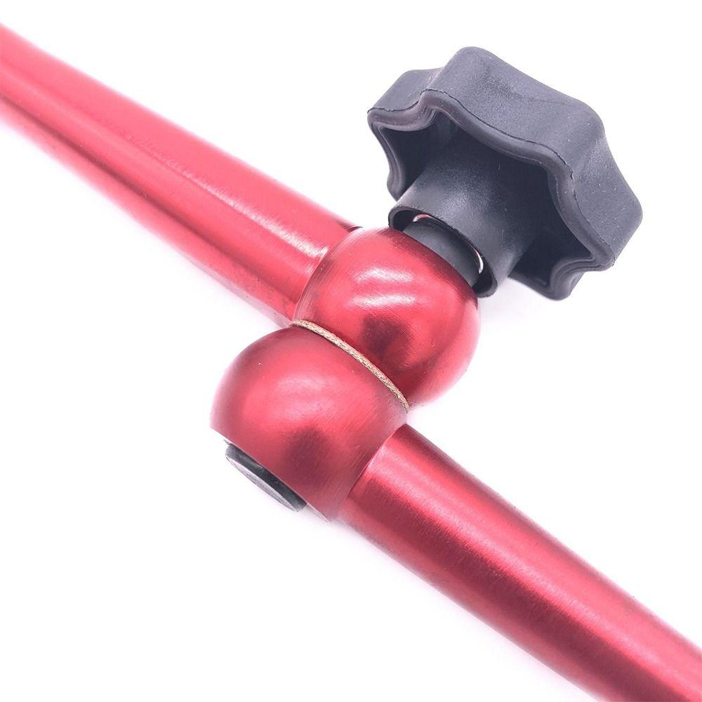 Aluminum Alloy Joint Bracket Rod Red Magnetic Watch Holder Rod Magnetic Gauge Stand  Universal
