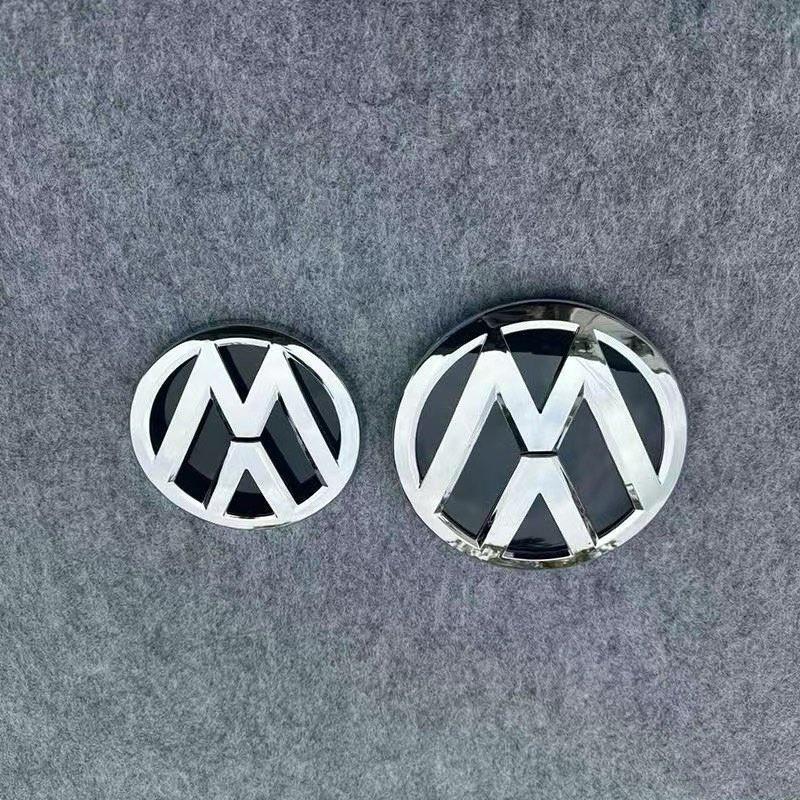 

2026 Hot For VW VOLKSWAGEN Hub Caps 2pcs 138mm 110mm Replaced For Golf 7.5 MK7.5 2018 2019 2020 Car Front Bonnet Grille Rear Tru