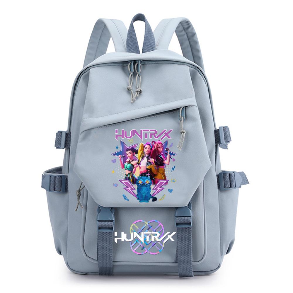Anime Kpop Dämonenjäger Bedruckter Rucksack für Teenager Jungen Mädchen Schultasche Kinder Schüler Buchrucksack Damen große Kapazität Reisetasche Kindergeschenk Mochila