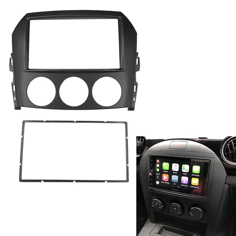 N60R-2 Din Car Radio Fascia For Mazda MX-5 MX5 Miata DVD Stereo Frame Plate Adapter Mounting Dash Installation Bezel Trim Kit