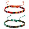 12Pieces Multicolor Bohemian Bracelet Collection Soft Fabric Artistic Wristband Jewelry For Stylish Individuals