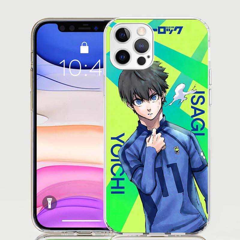 

Hot Anime Blue Lock Phone Case for Apple iPhone 17 Air 16 15 Plus 14 + 13 Mini 12 11 Pro Max 7 8 SE 16Max Soft Shell Cover Coque iPhone 14 Plus