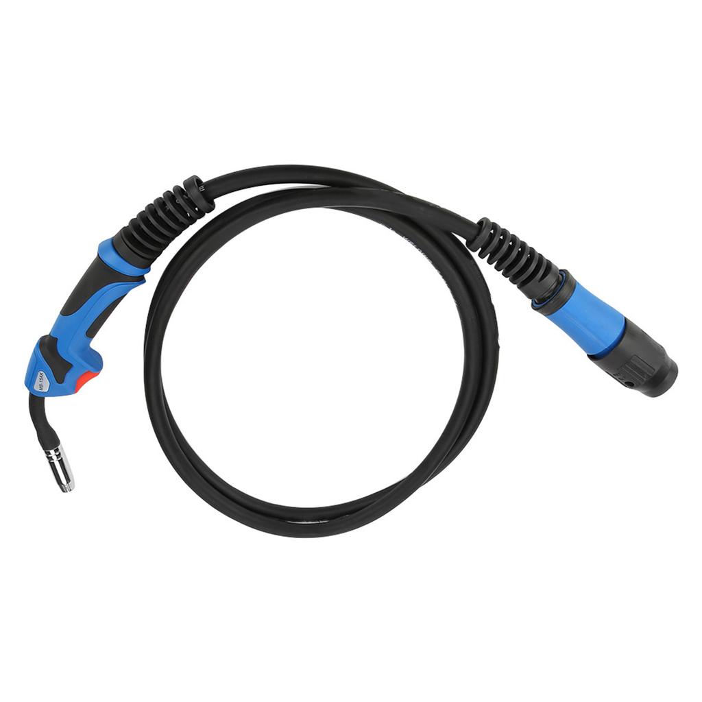 MIGMAG Gas Shielded MB15 Welding Torch Euro Standard Connector 3m 9.8ft
