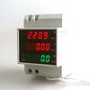 DIN-Schiene Multifunktions-LED-Digital-Energiezähler AC 250–450 V 0–100,0 A Amperemeter Voltmeter Volt Amp Spannung Strommesser