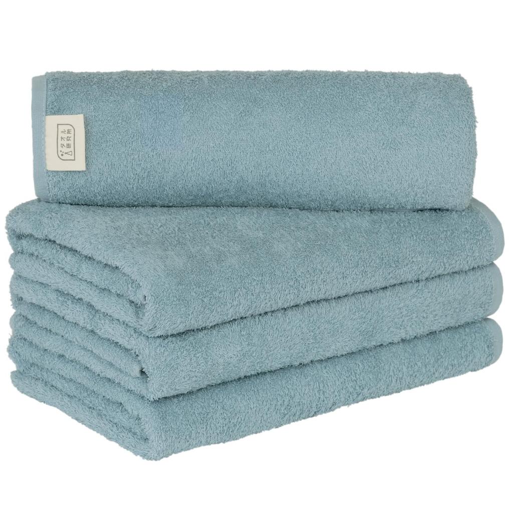 Towel Laboratory Reason for Bath Floral Set of Easy To JapanTechnology [The Lightness] #006 Towels, Blue-Green, Green, 4, Quick-Drying, Thin, Wring,