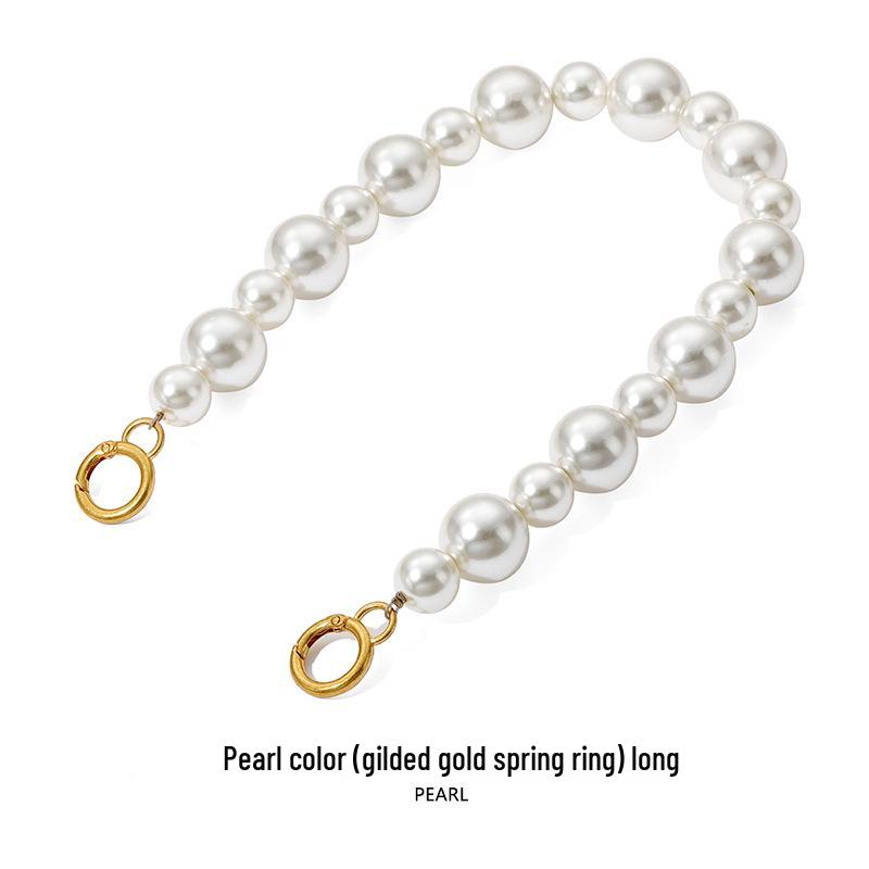 Pearl Handle Frog Underarm Bag with Gold Decorative Chain - SP-57 DIY Accessories