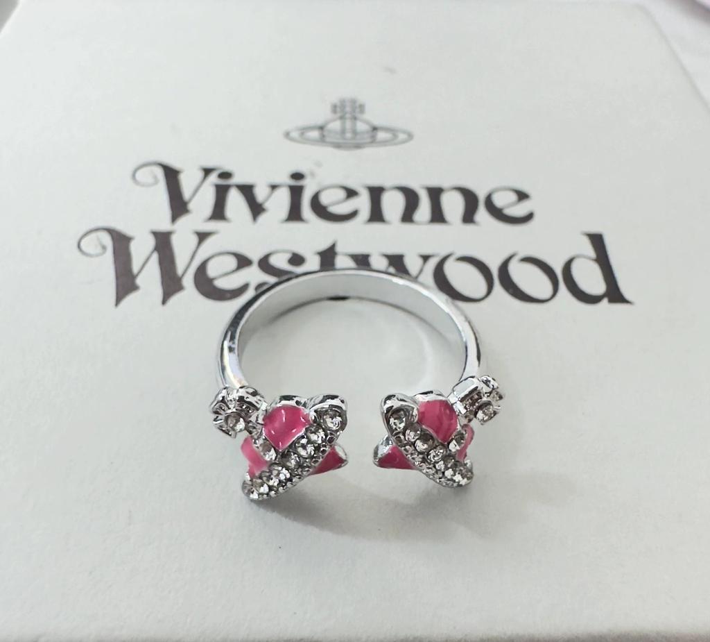 Empress Dowager Cixi Saturn Double Planet Diamond Retro Ring - Women's Trendy Stackable Pinky Accessory