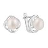 Silver Earrings with Natural Pearls 9.3ct (2122456)