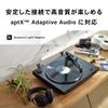 Bezdrátový plně automatický přehrávač Audio-Technica AT-LP3XBT AT-LP3XBT Bluetooth aptX 3345 Rotační kompatibilní řemenový pohon černý