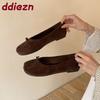 Fashion Strange Toe Fashion Flock Women Flats With Shoes Casual Female Soft Shallow Footwear Slip On Ladies Flats Shoes