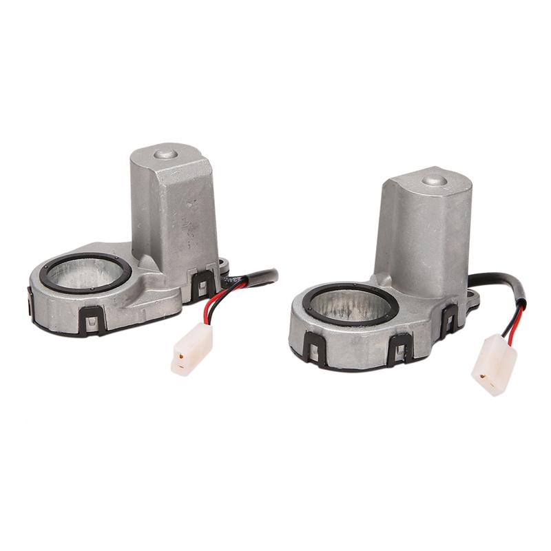 2 Pezzi Specchietto Retrovisore Motorino Attuatore Specchietto Retrovisore Per Golf CC Tiguan L C-Trek Scirocco-A99D argento