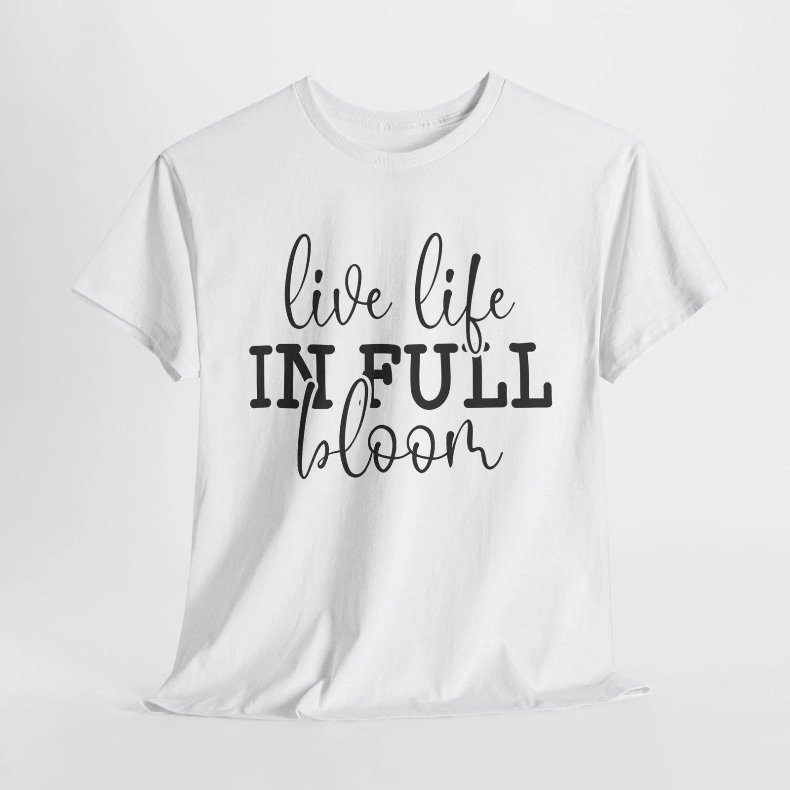 

Sun & Flowers T-Shirt | Happy Vibes & Warm Weather Tee | Live Life In Full Bloom S