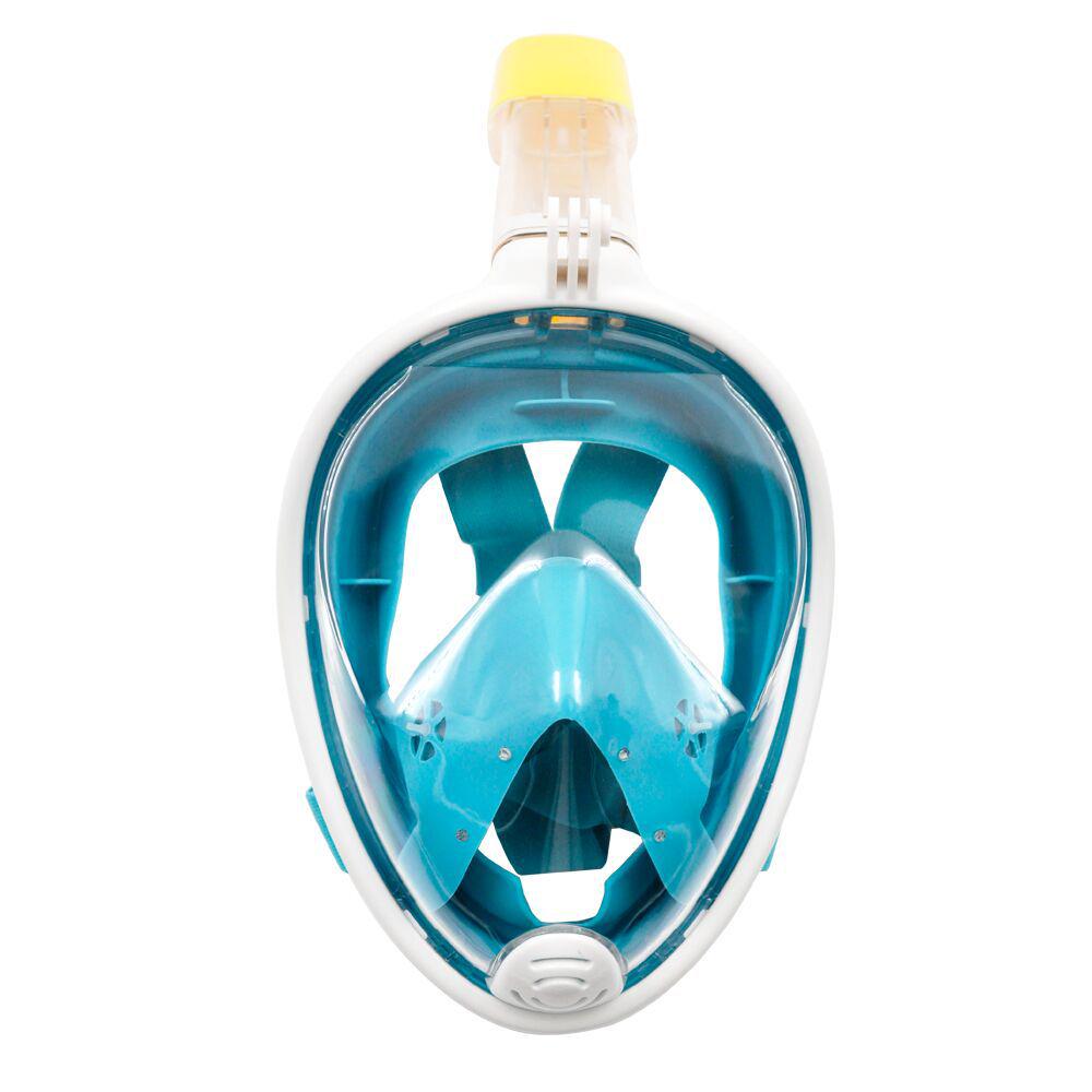 Silicone Diving and Snorkeling Set with GoPro-Compatible Swim Goggles