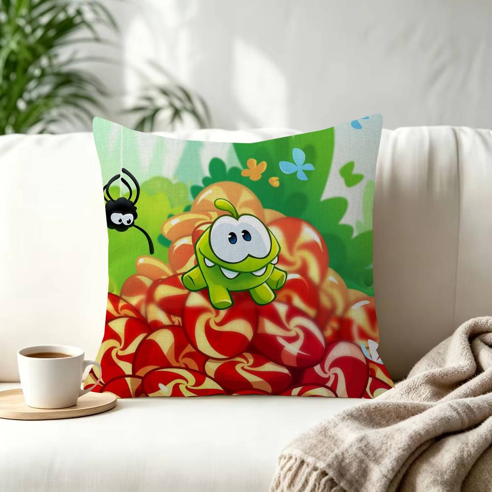 Anime ooOm fun Nom Stories  Trendystyle decorative throw pillow cover insert not included fauxembroidery design