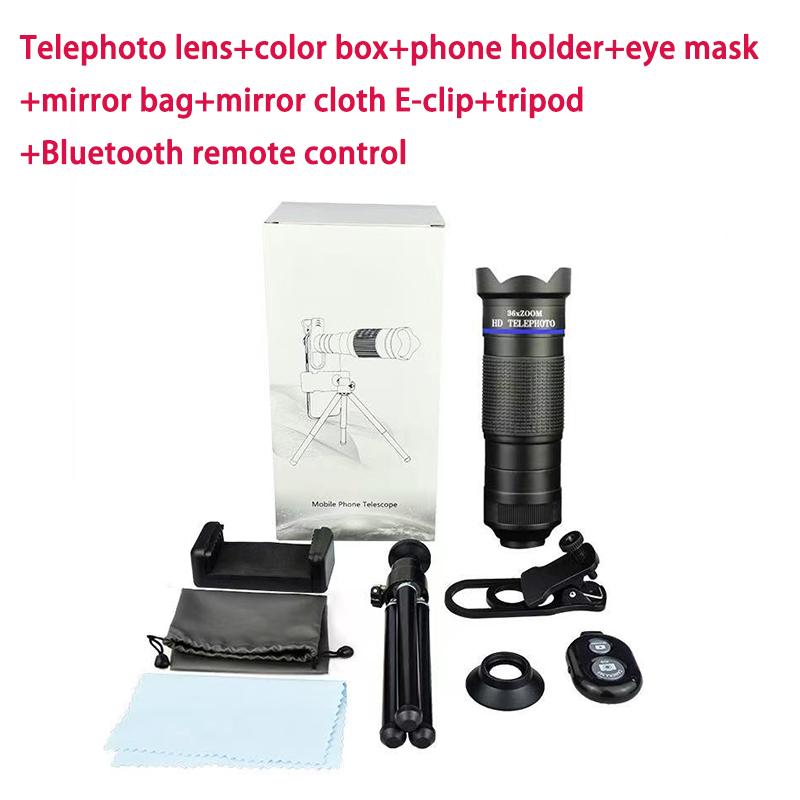 36x Telephoto Mobile Phone Camera Lens Multi Element Compact Universal Easy Install Zoom Lens Premium Smartphone Camera Lens