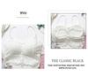 Stylish Back Cross Lace Push-Up Strapless Bra