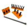 Dent Puller Accessories Kit Sheet Metal Free Paintless Glue Puller Tabs Tools Kit Stainless Steel Car Paintless Dent Repair Tool