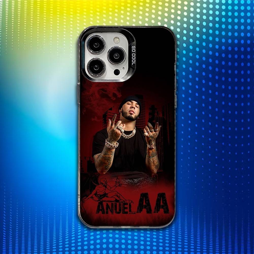 

A-Anuel AA Rapper Razones Phone Case For iPhone 16,15,14,13,12,11,Mini,Pro,SE,MAX White Matte Shockproof Cover iPhone14promax