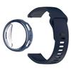 Smooth Silicone Watch Band & TPU Full Cover Soft Case for Amazfit Active Max Secure Buckle Sport Strap Set