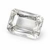 Natural Unique   White Sapphire 38.80 Ct Emerald Cut Loose Gemstone