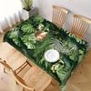 Summer Tropical Palm Leaf Rectangle Tablecloth for Table Decor Reusable Farmhouse Kitchen Dining Tablecloth Wedding Decorations