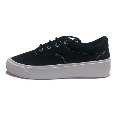 SkidGrip Stylish Retro Low Top Casual Canvas Shoes Black White