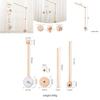 Wooden Baby Mobile Crib Holder Sturdy And Versatile Design**