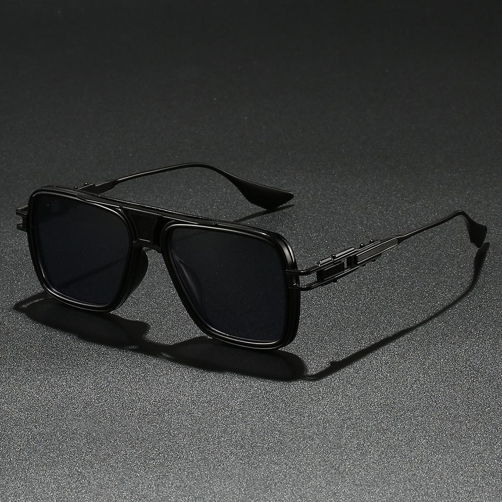 Luxury Sunglasses Men Punk Style Pop Street Fashion Cool Uv400 Sun Glasses Women Shades Metal Frames Pilot Eyewear