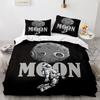 3D Astronaut King Queen Duvet Cover Cartoon Galaxy Universe Bedding Collection For Kids Boys Girls Outer Space Soft 23Pcs Quilt Cover