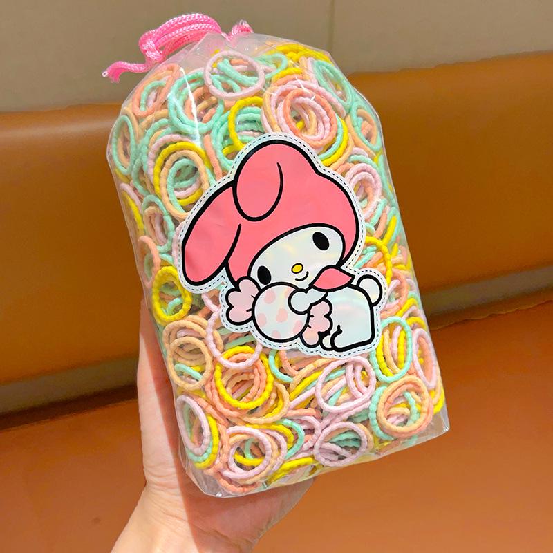 No-Damage Elastic Hair Ties for Girls - High Elasticity Accessories