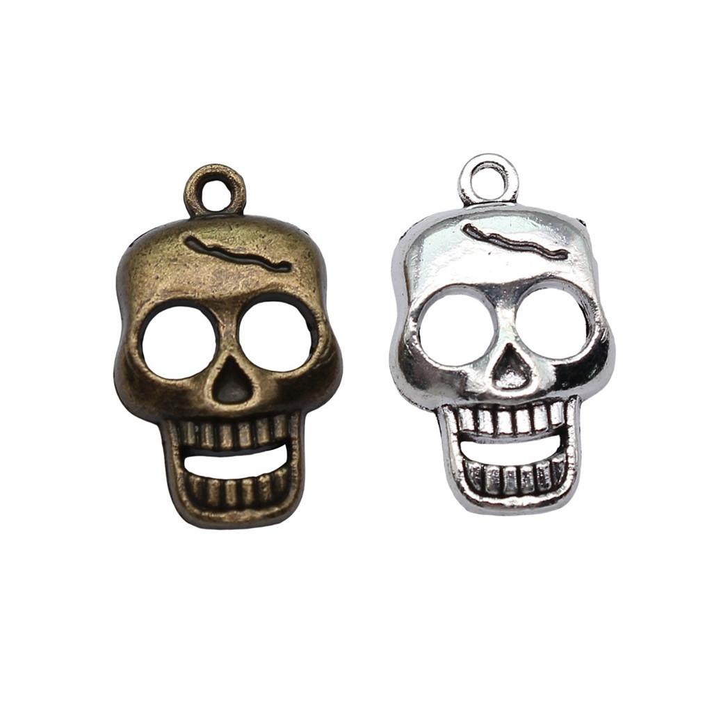 Halloween Pranks Charms Multi Color Alloy Pendants For Halloween Gothic Jewelry Accessories