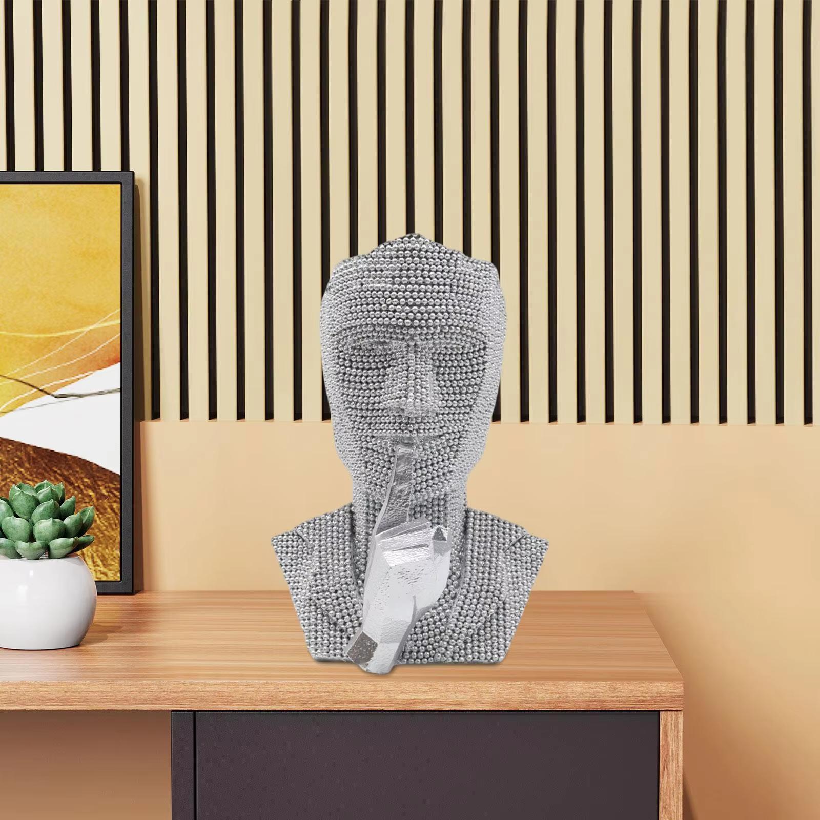 

Абстрактная скульптура лица, настольное украшение для спальни, книжной полки, домашнего декора