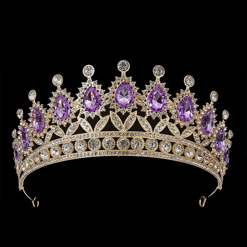 Bridal Jewelry Princess Style Headband Headband Wedding Hair Accessories Birthday Crown Performance Crown